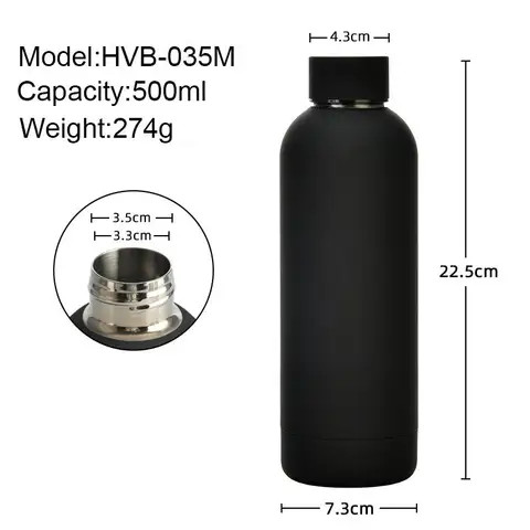 Buy Custom Logo 500 Ml Double Wall Vacuum Insulated Stainless Steel ...