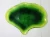 Import custom logo cheap small dinner decorative colored glass leaf plate from China