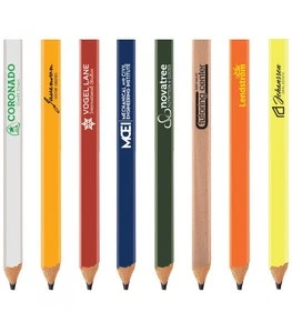Custom logo cheap  wooden color carpenter pencil