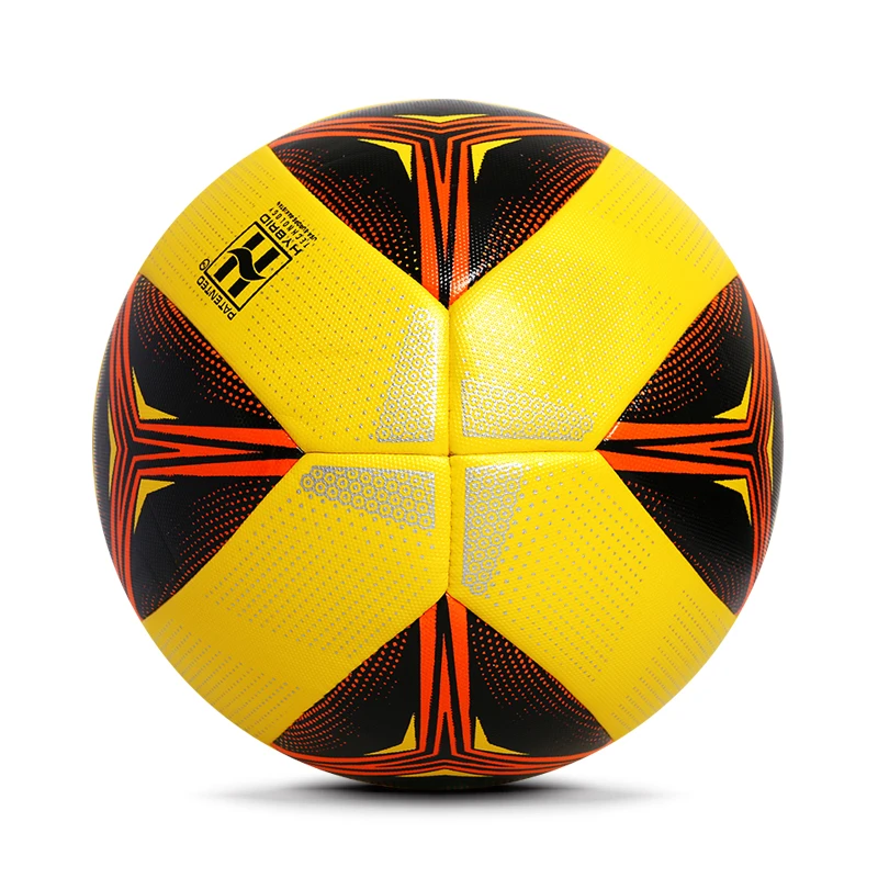 Custom Logo Grainy Surface Taiwan Butyl Bladder PU Machine Stitched Soccer Football Training Ball