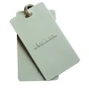 custom luxury print recycled kraft paper thank you hair labels and clothing brand hang tags