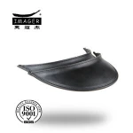 Custom military uniform cap visors