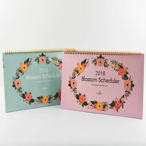 Custom Newest Multicolor Printing Diy Cute Desk Pad Calendar