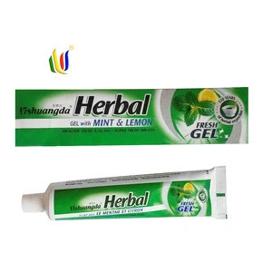 Custom OEM ODM against bacterial natur herb herbal clove toothpaste