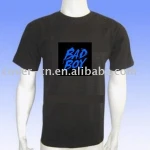 Custom panel display el product el panel t-shirt