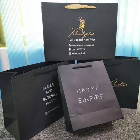 custom paper bag shopping packaging and shopping luxury paper bag and waterproof paper shopping bag