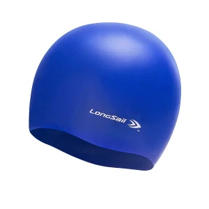 custom printable silicone colorful adult swim cap