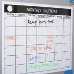 custom refrigerator magnetic whiteboard calendar
