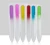 Import Custom sand sprayed glass nail file 9cm 14 cm clear rainbow crystal glass nail file from China