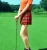 Import Customise good quality high waisted plaid golf A-line skirt tennis skirt sport clothes from China