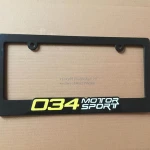 customize North America USA size plastic ABS license plate frame