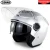 Import Customized Double lens Open Face Motorcycle helmet with Warning Design Soman 517 from China