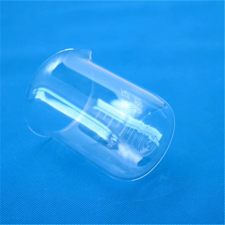 Customized lab quartz Chemical quartz glass flash standard type glassware