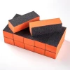 customized Manufacturers wholesale sanding nail file block 3-side sponge nail buffer block