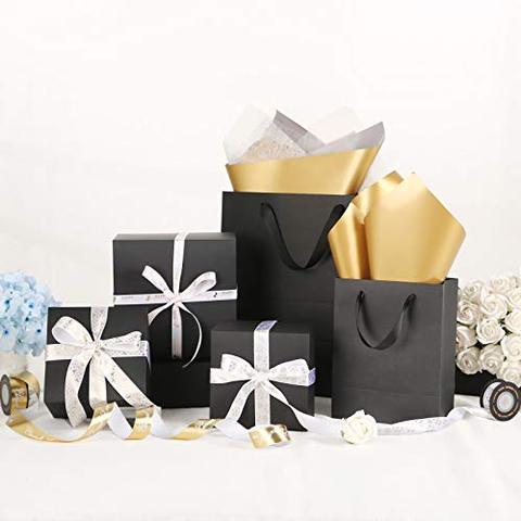 Buy Customized Matte Black Gift Box Packaging Wedding Party Birthday ...