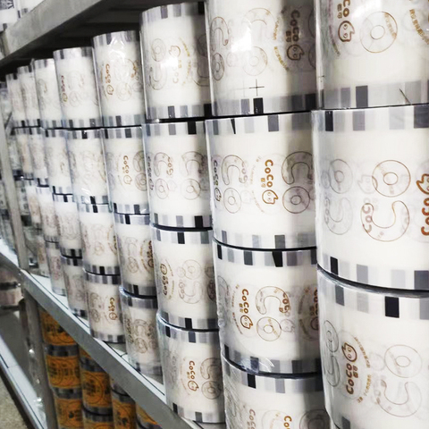 Buy Customized Paper Plastic Bubble Tea Cup Sealing Film Pp Plastic Cup ...