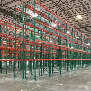 Customized Steel Heavy Duty Warehouse Storage USA Standard Teardrop Pallet Rack