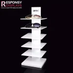 Customized Wood Shelf Sunglasses Display Rack Eyewear Display Stand