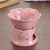 Import CY160 Chocolate Fountain High Temperature Resistant Ceramic Chocolate Waterfall Mini Fondue Fountain Pink Bakeware Gift Set from China