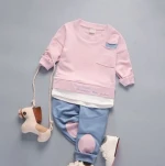 cy30896a 2018 hot sale autumn wear children's clothing set kids clothes baby set for boys and girls