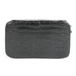 Daily use Male toiletry bag crocodile print custom logo make up PU leather dopp bags men Cosmetic bag