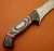 Import DAMASCUS STEEL HANDMADE HUNTING CUSTOM MADE MACHETE BOWIE KNIFE/ MICARTA & BULL HORN HANDLE from Pakistan