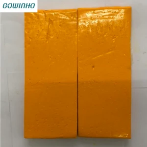 Dark yellow block silicone pigment for coloring of silicone rubber products