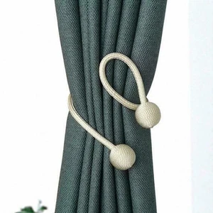 Decoration curtain rope tiebacks accessories magnetic ropes tiebacks