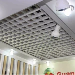 decorative mental aluminum suspended ceiling grid,aluminum grid ceiling