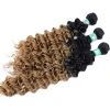 Deep Wave  T1b/27 Synthetic Hair Bundle 100% Kanekalon Fiber For Black Women