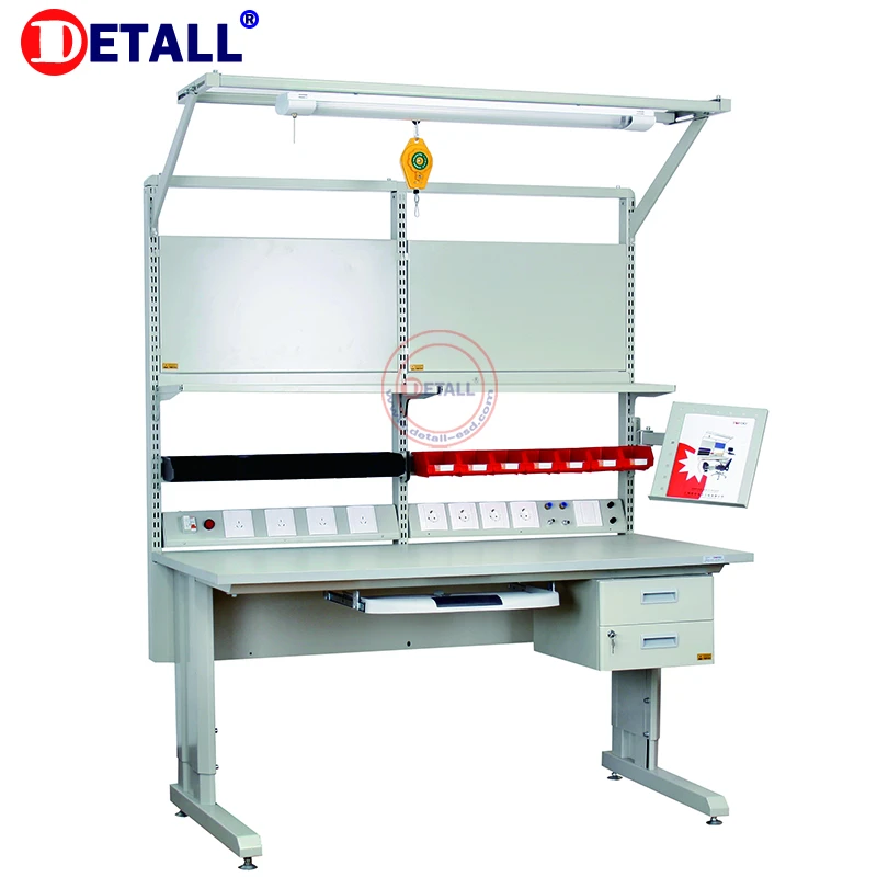 Detall electronic esd mobile cell phone repair work table working bench