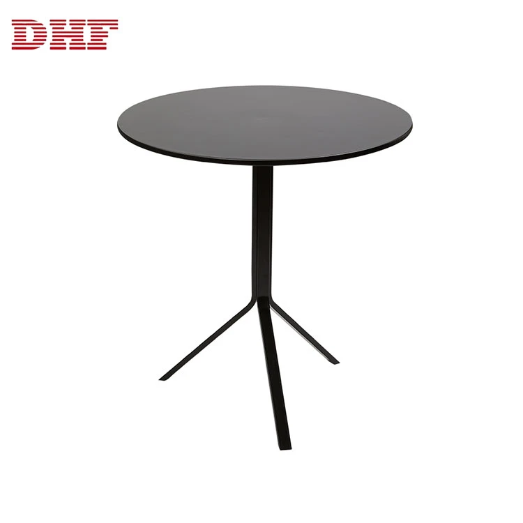DHF High Quality Space Saving Round Rotating Stainless Steel Dining Table Base