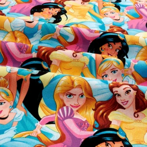 digital printing 100% polyester Princess quilting, craft projects, apparel, and home decor accents