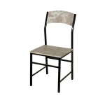 Dining furniture restaurant wood dining table sets with steel frame wholesale