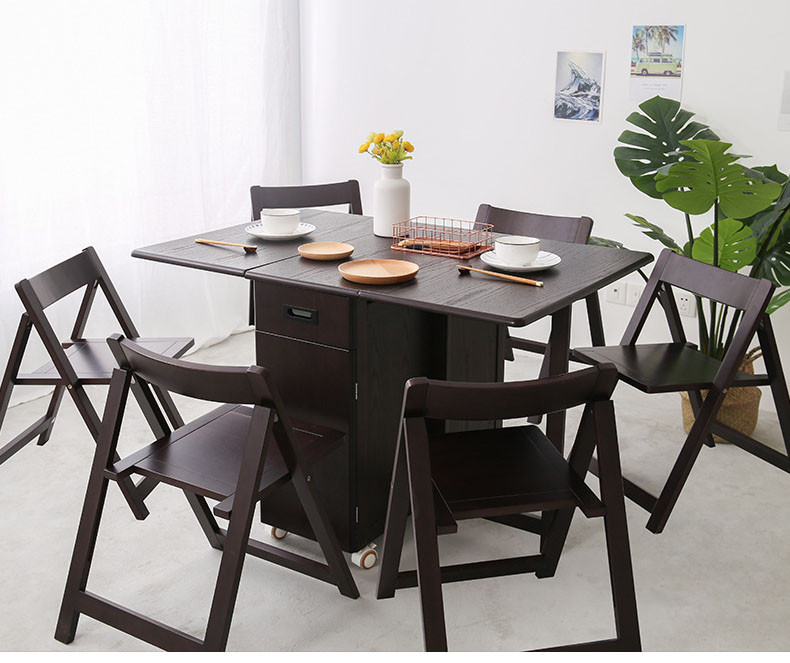 Buy Dining Room Solid Wood Foldable Dining Table from Guangzhou Biding ...
