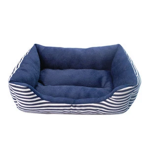 Direct Selling Hot Vintage Retro Square Cat And Dog Sofa Bed Soft Plush Pet Bed Dog Kennel