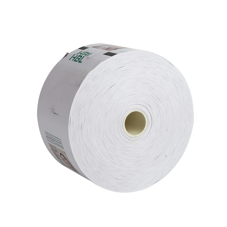 Direct thermal paper roll 57x40 80x80 printed paper with printing on back ATM paper rolls