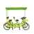 Import Discount Price Family Fun Bike four Person Pedal Car /Two Wheel Surrey Bike/single speed sightseeing bike from China