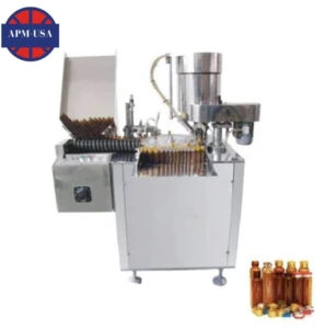 Disinfectant Injection, Vaccine and other Large Volume Injection Production Line. the Pharmaceutical