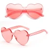 DLC9027 Plastic Heart Shaped Sunglasses Rimless Promotion Glasses