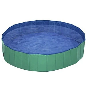 Dog pet pool large bath swimming inflatable folding collapsible sturdy bathtub