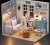 Import DollHouse Miniature Handmade DIY toy Birthday Furniture Diy Miniature Dust Cover 3D Wooden Dollhouse Toys for Christmas from China