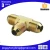 Import DOT brass Air Brake Compression connector Eaton 90deg ELBOW JIC MALE 74deg CONE/SAE O-RING BOSS ADAPTERS from China