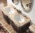 Import double basin factory direct bathroom vanities from China