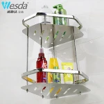 Double deck hanging wall bathroom rack 757-2
