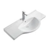 Durable Using  White Sanitary Ware Wash Toilet Basin Cabinet Basin