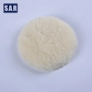 dust free wool sanding pad car polish compound cutting wool buffing pad