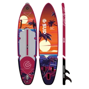 E SUP Adult standing inflatable paddle board surfboard water sports outdoor sports double layer structure orange color by esup