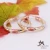 Import E0114 New Arrival Three colors women Gold Hoop Earring from China