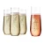 Import Eco-Friendly material champagne stemless glasses wholesale wedding plastic flute glass with Custom Logo from China